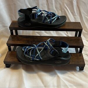 Chaco Women's Sandals - Black and Blue